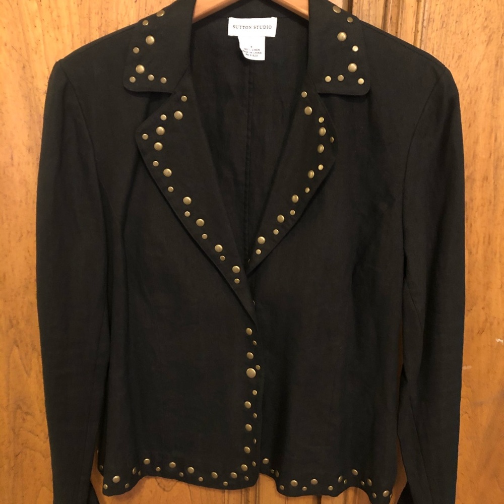 Sutton Studio linen jacket
